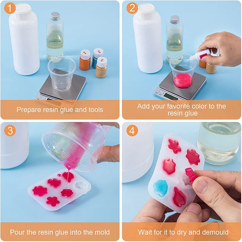 DIY Crystal эпоксидная смола форма декоративная нить полная доска