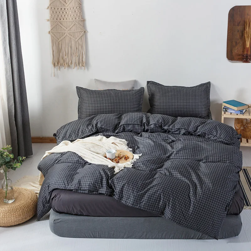 Коричневый плед наволочка Ver 220x240 3 шт. комплект постельного белья 5