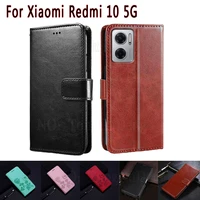 wallet phone cover for redmi 10 5g case magnetic card flip leather stand protective etui book for xiaomi redmi10 case bag capa