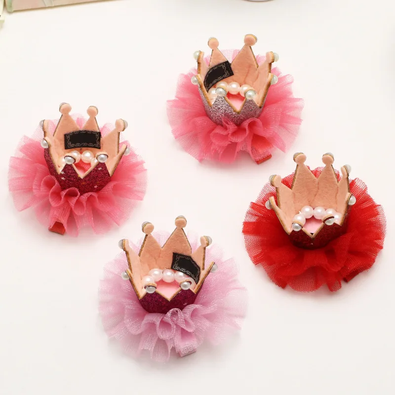 

Korean Girls Children's Hair Yuan Store Side Clip Girl's Hair Princess Crown