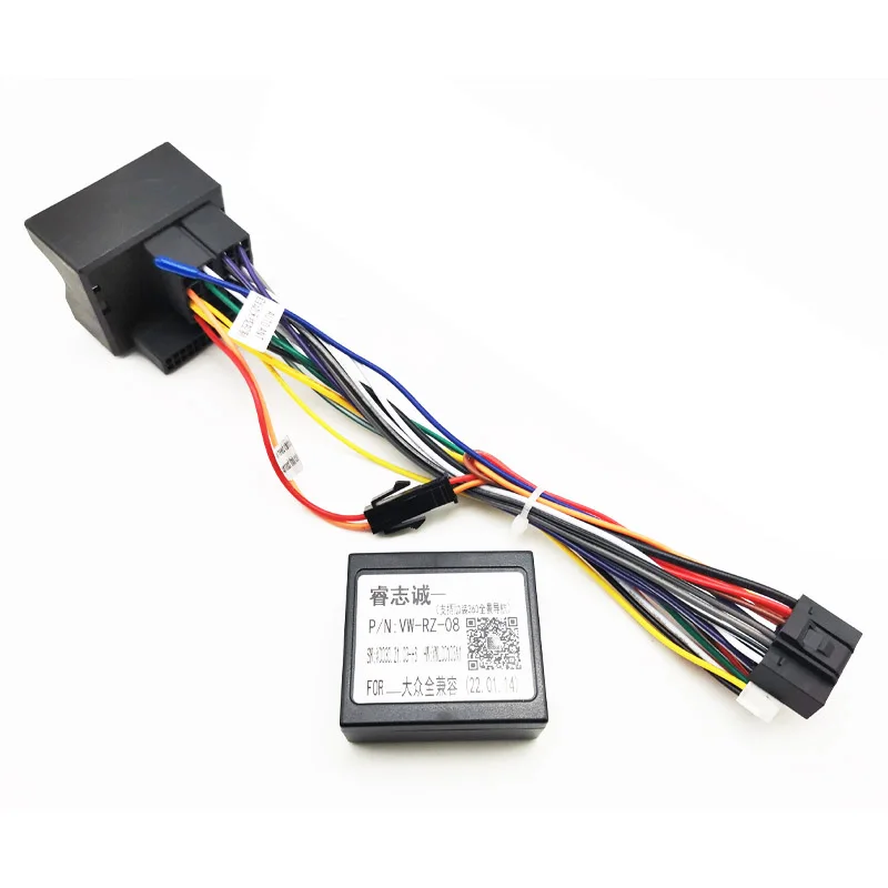 

Адаптер жгута проводов Quadlock, декодер шины CAN, для VW Golf Jetta Polo, Seat Leon, Skoda Fabia Octavia, для 16-контактного автомобиля Android