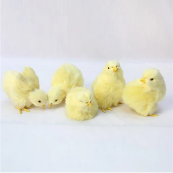 Realistic Chick Decoration Cute Easter Chick Toy Simulation Chick Easter DIY Miniature Chicken Garden Ornament Home Party Decor 1