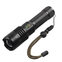 high power xhp70 flashlight telescopic zoom aluminum alloy usb rechargeable lantern for camping outdoor emergency use