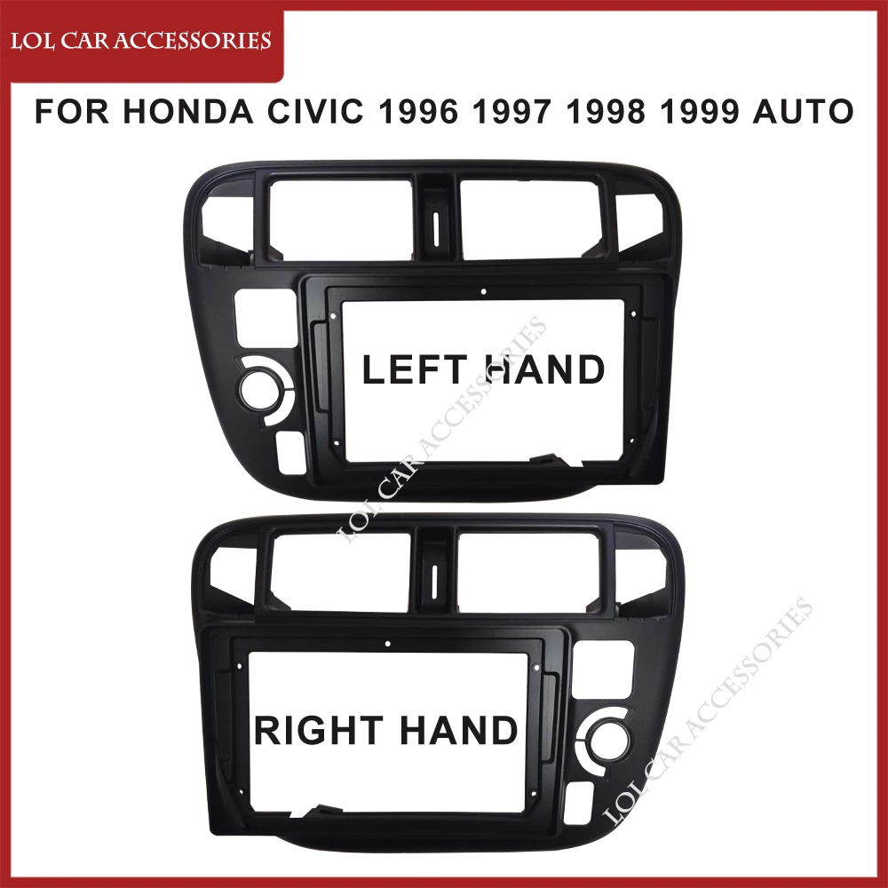

9 дюймов для Honda Civic 1996 1997 1998 1999 автомобильное радио Android MP5 плеер панель рамка 2Din головное устройство Fascia Stereo Dash Cover