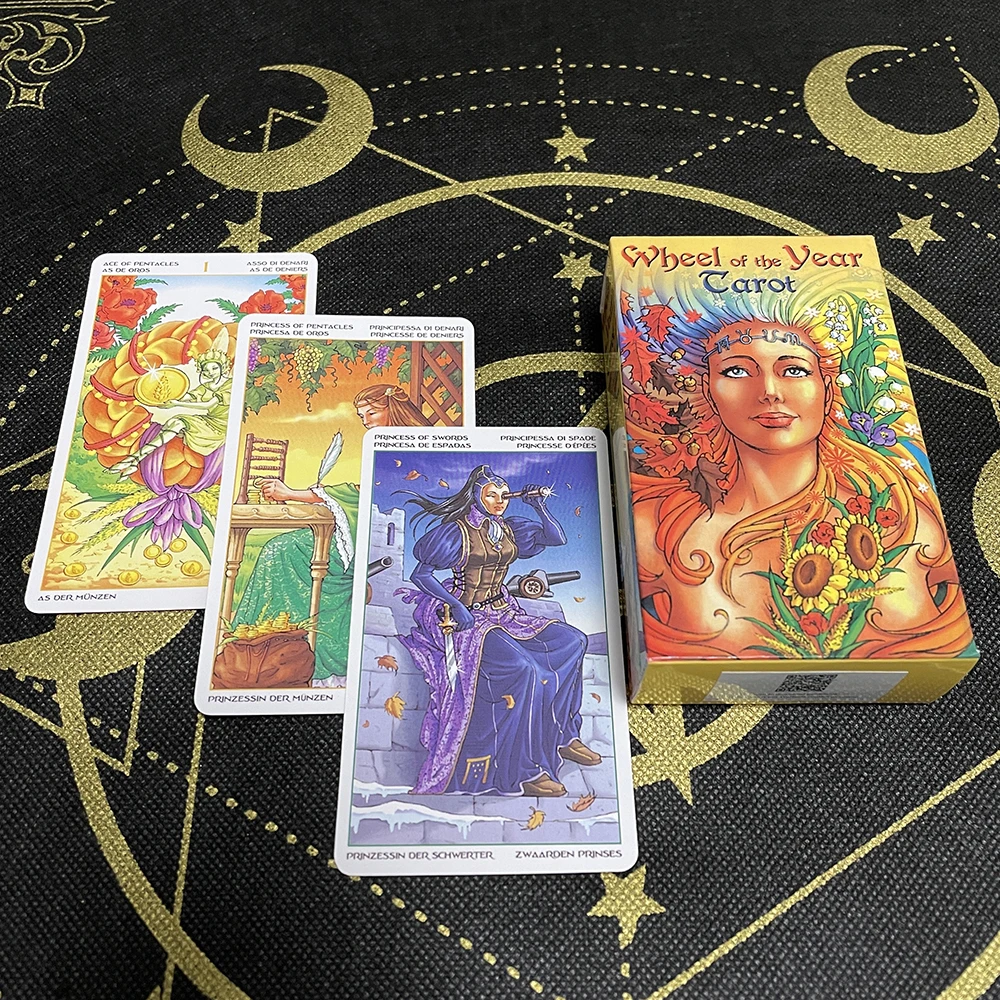 Tarot in Spanish Witchcraft Supplies for Altar Spanish Tarot Wheel Adult Board Games for Family Cards Deck Box Rpg Dnd