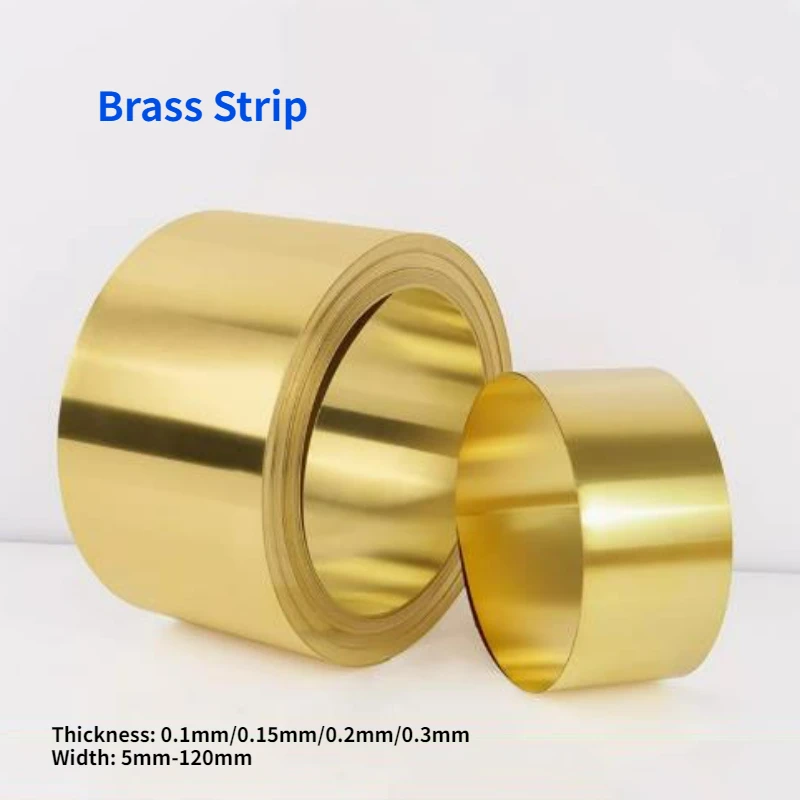 

1/2/5 м H62 латунный лист ленты тонкая золотая пленочная лента латунная пластина из фольги DIY индивидуальная ширина 5 мм-120 мм толщина 0,1 мм-0,3 мм