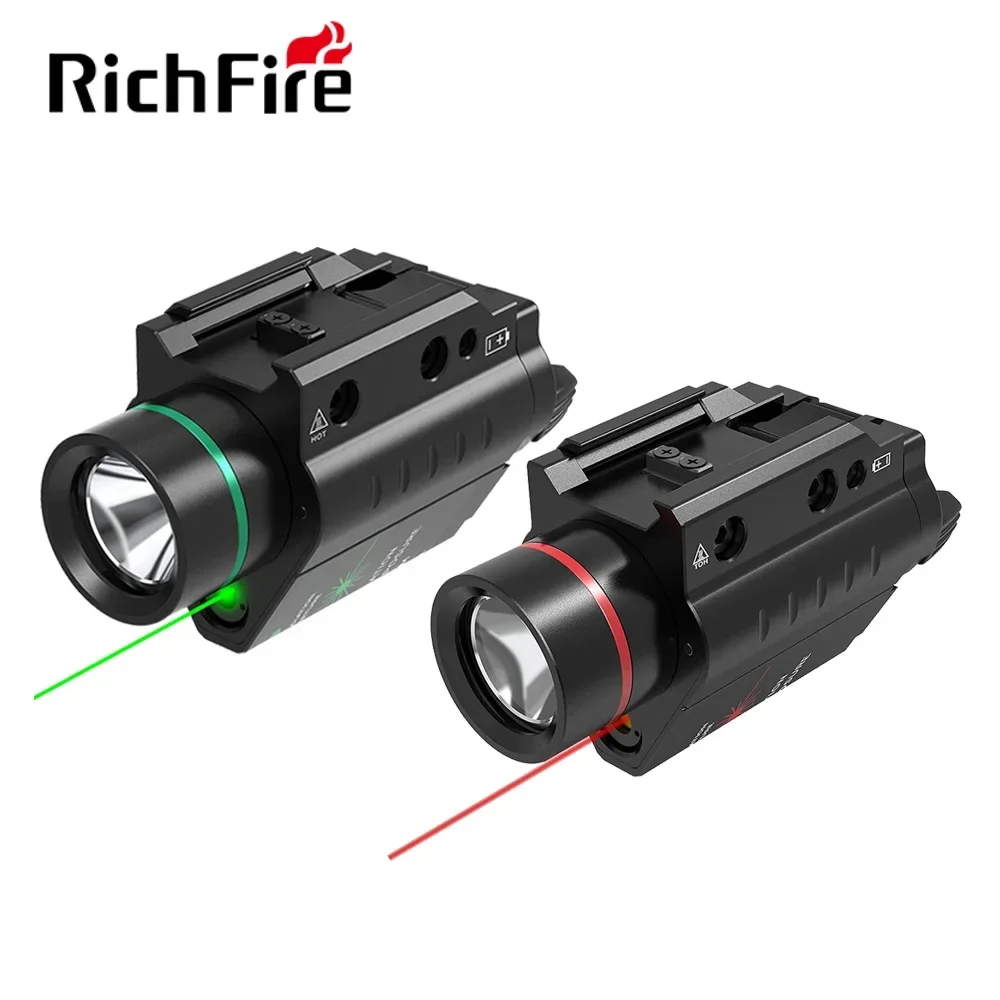 Richfire SF-P28/P29 Мощные фонари для оружия 300LM Комбинированный красный/зеленый лазерный