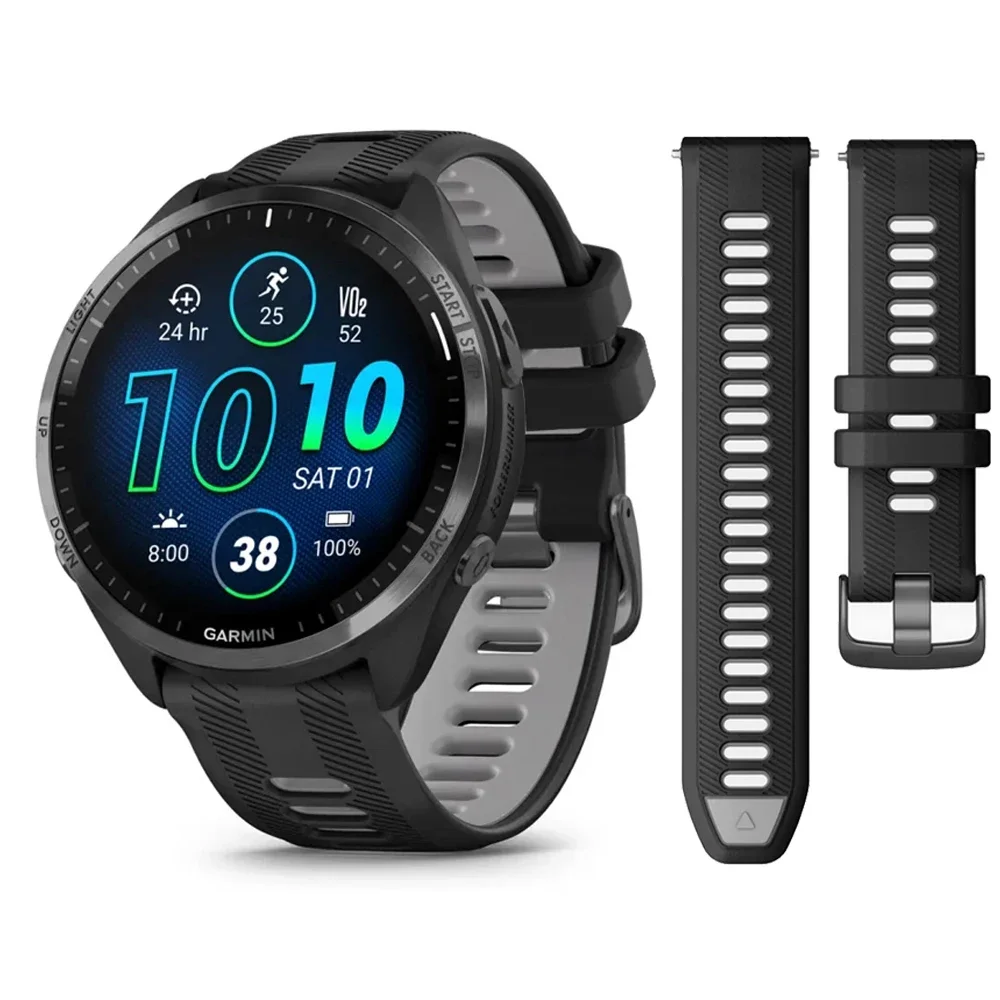 Силиконовый Спортивный Ремешок Для Часов Совместимый С Garmin Forerunner 965 955 Solar 945 935 LTE