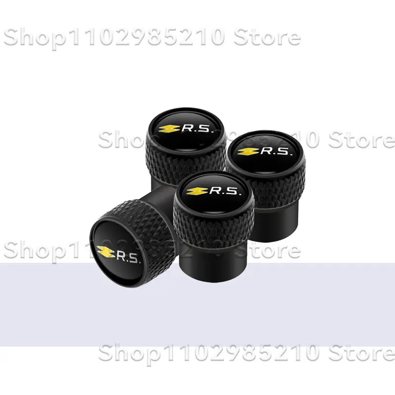 

4 шт./набор, декоративные колпачки для клапанов автомобильных колес Renault RS Clio Captur Megane Kadjar Arkana Koleos Sandero