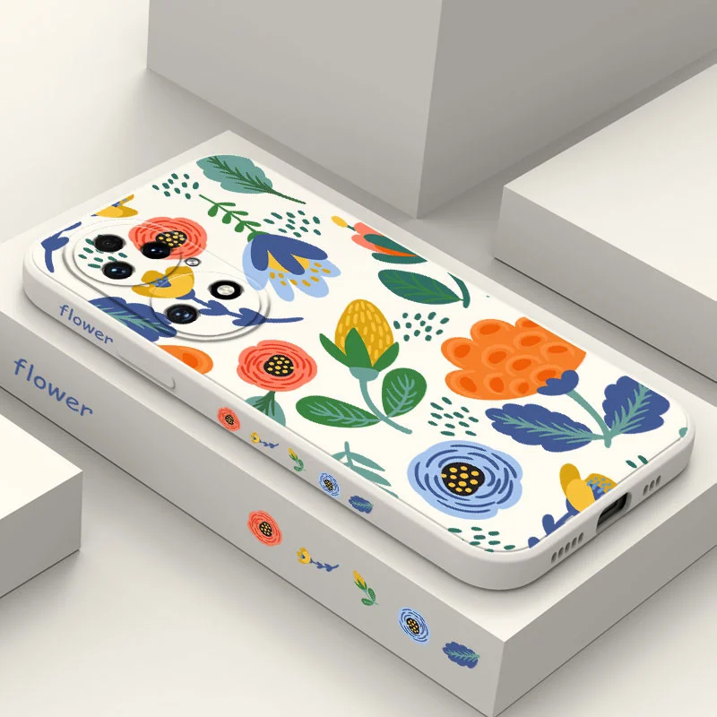 

Corn Rose Phone Case For Huawei P50 P40 P30 P20 Pro Lite Nova 10 10SE 9 9SE Mate 50 50E 40 30 20 Pro Lite Cover