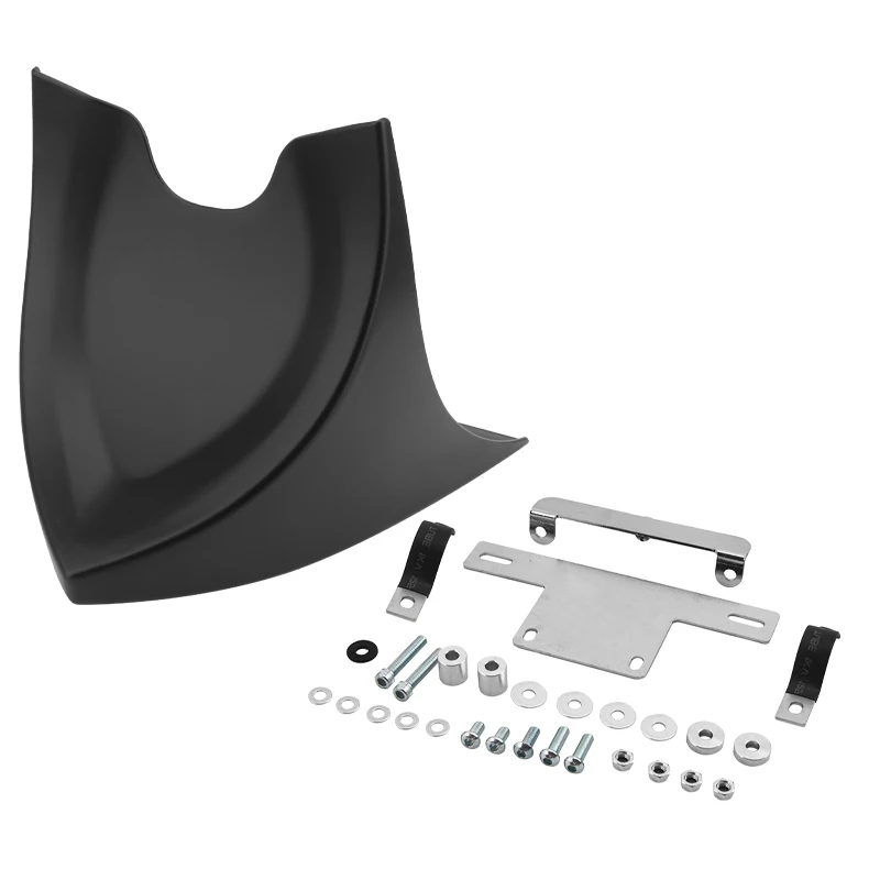 

Защитный Спойлер-дефлектор Для Мотоциклов Harley Touring Sportster Dyna Fatboy Softail, Передний Нижний, Из АБС-пластика, Черный