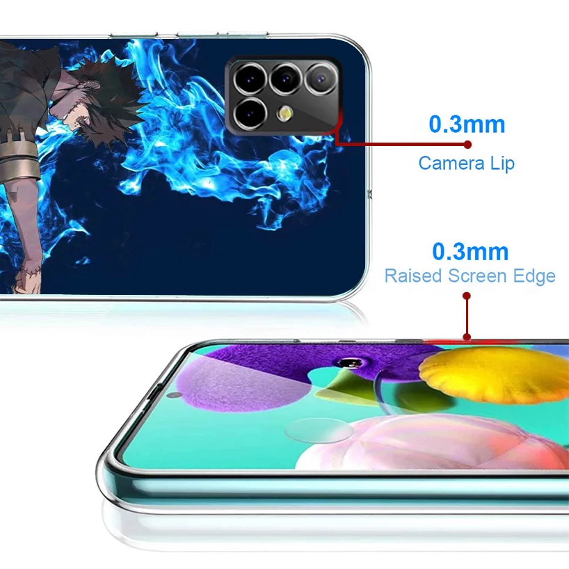 Чехол для телефона My Hero Dabi Bnha Samsung A15 A25 A35 A55 A14 A24 A34 A54 A13 A23 A33 A53 A12 A52 A32 A22 A42 A05S A04S A03S A02S