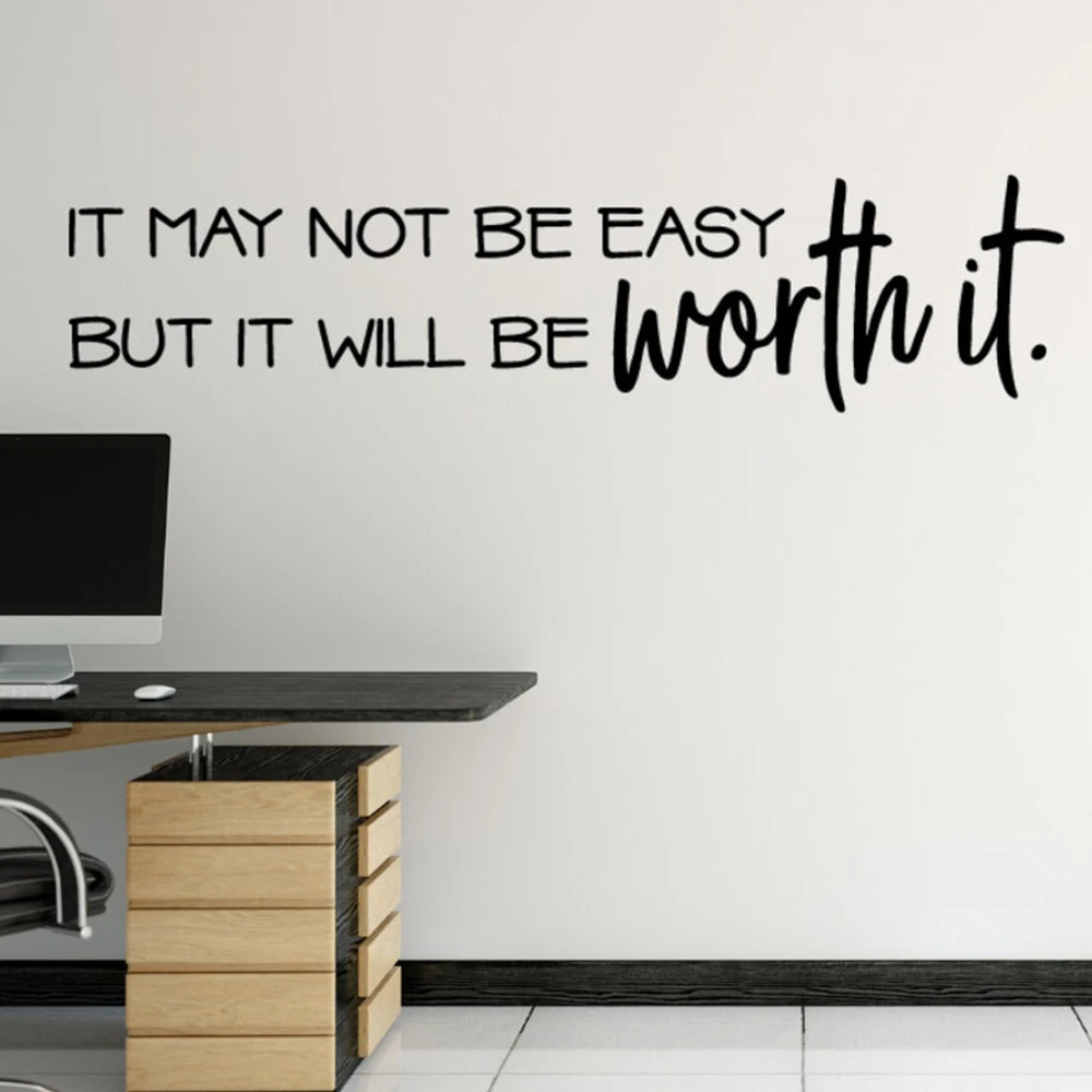 Французская вдохновляющая цитата Настенная Наклейка для детской комнаты