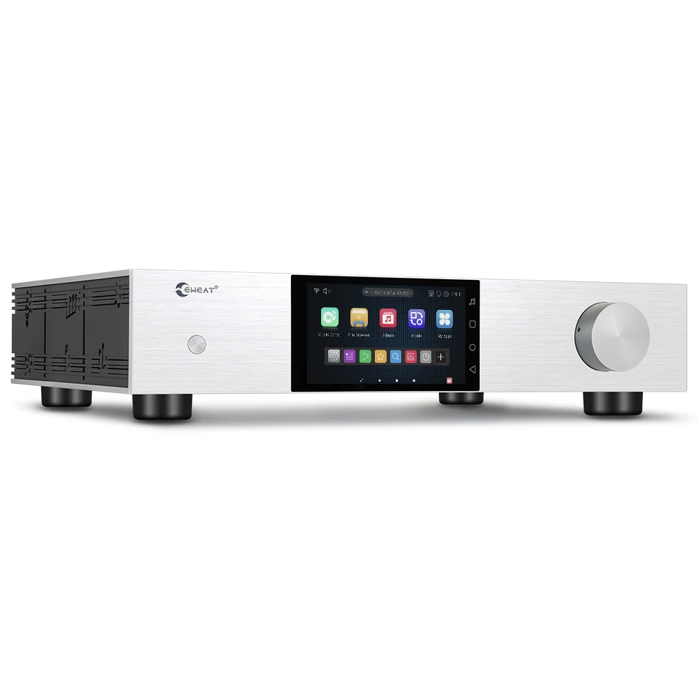 Фото EWEAT 8G + 64G DMP35 Android14 Высококачественный музыкальный плеер ESS9068 + XMOS316 Hi-Fi стример-декодер для домашней системы усилителя для наушников №2