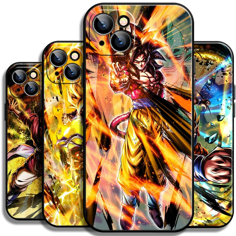 

Dragon Ball Goku For Apple iPhone 13 12 11 Pro Mini X XR XS Max SE 5 6 6S 7 8 Plus Phone Case Funda Back Black Coque Carcasa