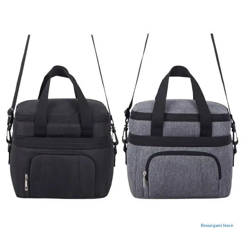 

Leakproof Collapsible Thermal Cooler, Waterproof Grocery Bag Picnic Bag for w/Ha Drop Shipping