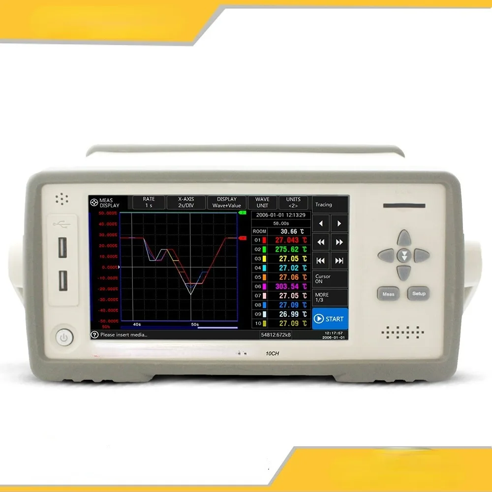 

Многоканальный тестер температуры AT4610 для-270 ~ 1820C