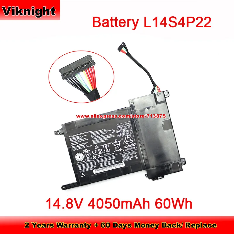 Аккумулятор L14S4P22 4ICP6/54/90 для Lenovo