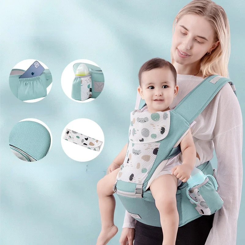 Multi-functional Baby Front-holding Waist Stool Lightweight Baby Shoulder Carrier For All Seasons Baby Accessories