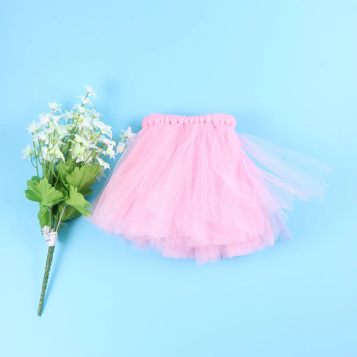 

1pc Pretty Summer Pet Dress Pet Tutu Skirt Gauze Tutu Skirt Sweet Dog Mesh Skirt Solid Clothes Design Clothing for Dog
