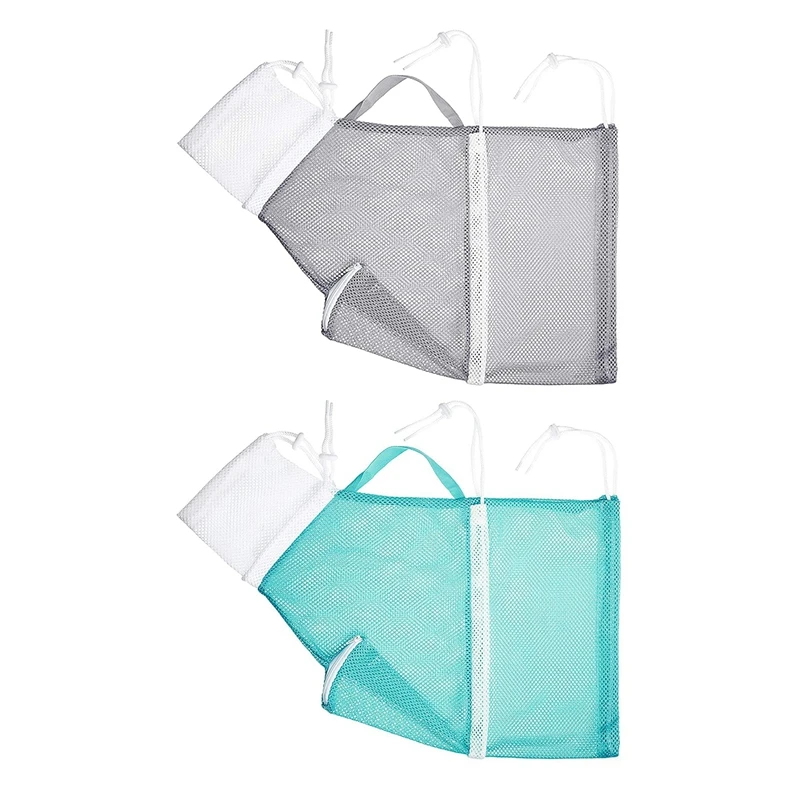 

2 шт., Сетчатая Сумка для мытья кошек, зеленого и серого цвета