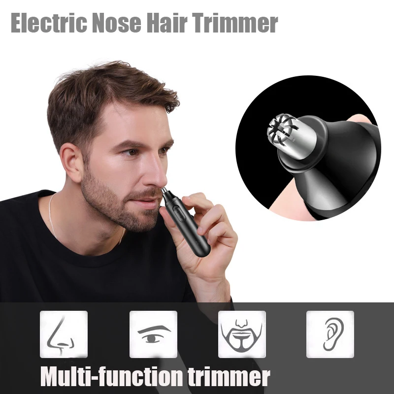 

Электрический триммер для носа, ушей, волос, бритва, машинка для стрижки, триммер для мужчин, безопасная зарядка через USB, эпиляторы, R-Head