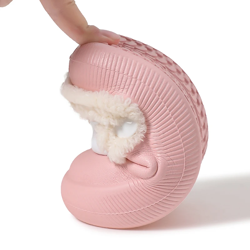 Зимняя детская водонепроницаемая обувь для мальчиков и девочек с милым