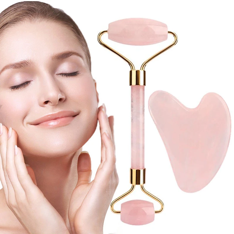 

GuaSha Set Facial Roller Board Resin Massager Tool Scrapy Board Slimming Relax Body Care Skin Lifting Face Thin Massage Tools