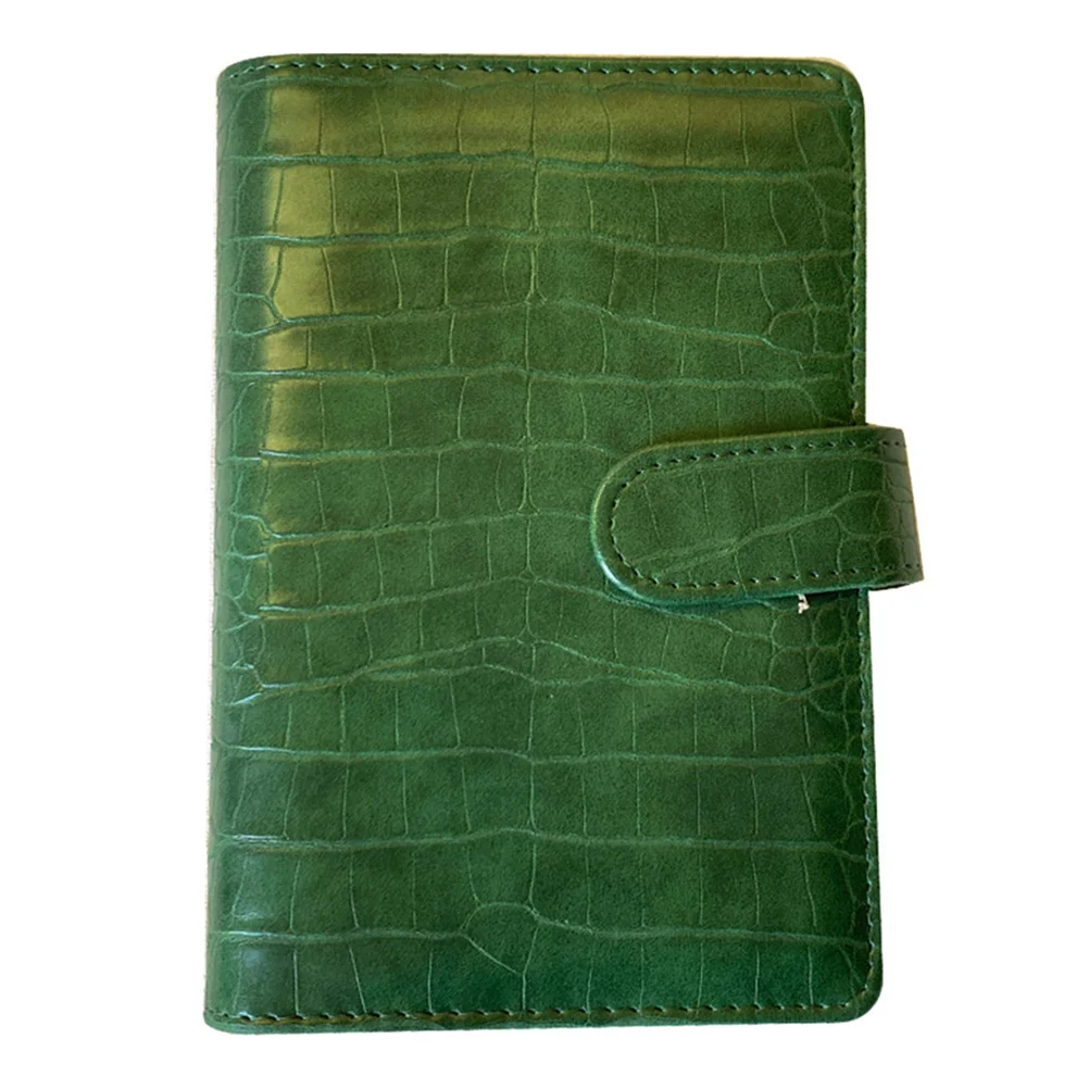 

Creative Notepad Cover A6 Budget Binder PU Refillable Notebook Binder Cover Students Gift