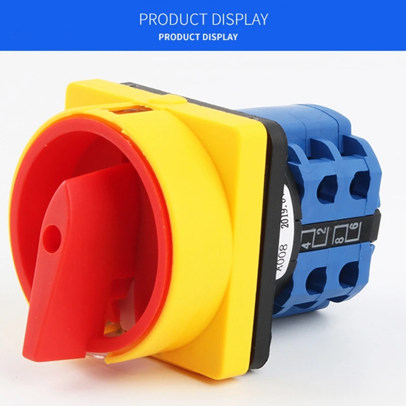 Выключаемый 4-полюсный отключаемый Φ LW26GS CA10 48x48 мм висячий поворотный кулачковый переключатель Выключаемый 4-полюсный отключаемый Φ LW26GS CA10 48x48 мм висячий поворотный кулачковый переключатель