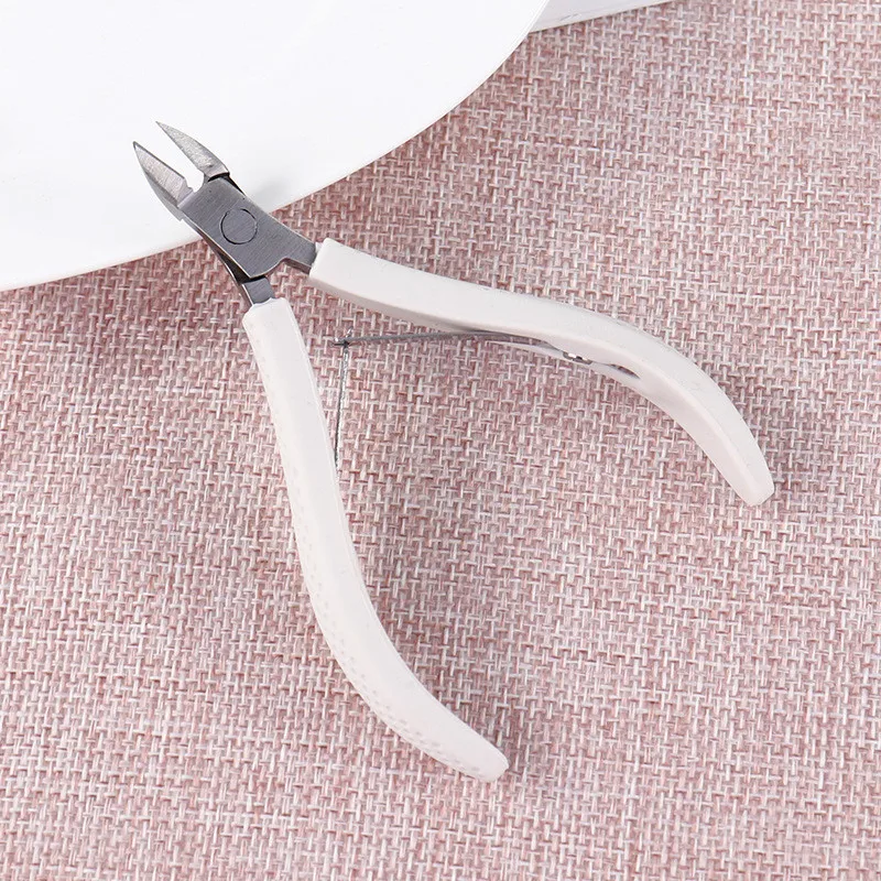 

Nail Cuticle Scissors Skin Dead Remove Pliers Silicone Non-slip Handle Pedicure Eagle Beak Pliers Nail Stainless Steel Scissors