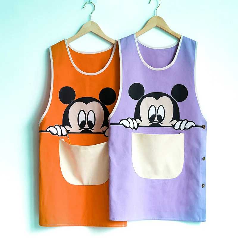 

Denim apron custom printed logo home kitchen barista milk tea shop manicure restaurant studio men and women work clothes