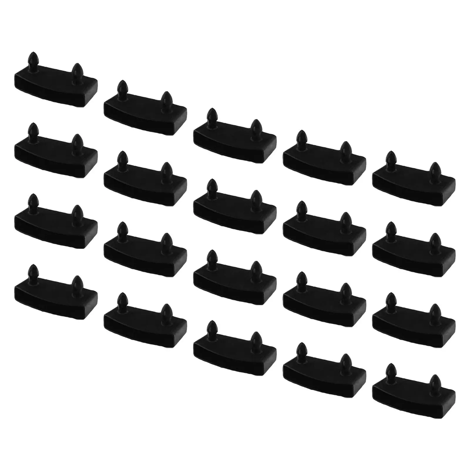 20Pcs End Caps for Bed Securing Multipurpose Bed Slat Holder Sides Ends Fixings for Wooden Bed Bunk Bed Metal Bed Leather Bed