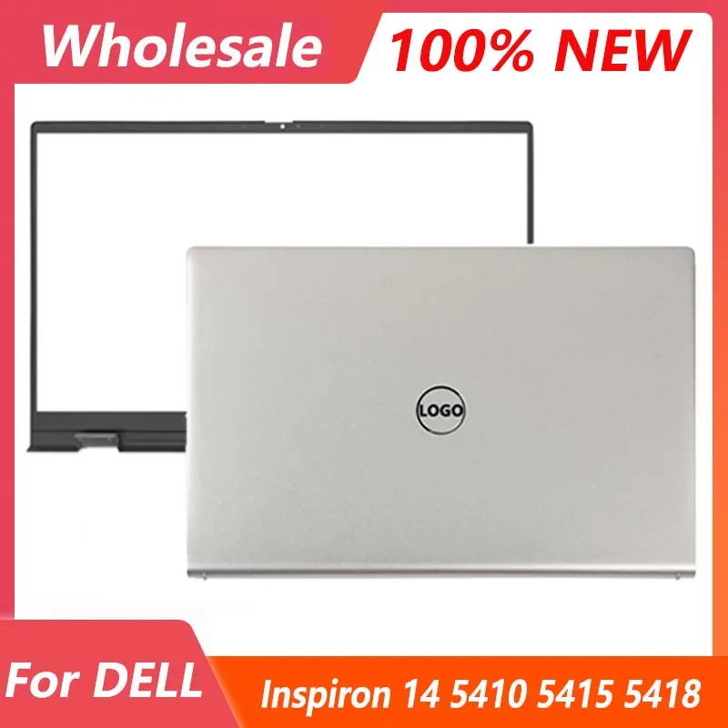 

New LCD Back Cover Front Bezel For DELL Inspiron 14 5410 5415 5418 Laptop Rear Lid Top Case 0CYT45 Silver