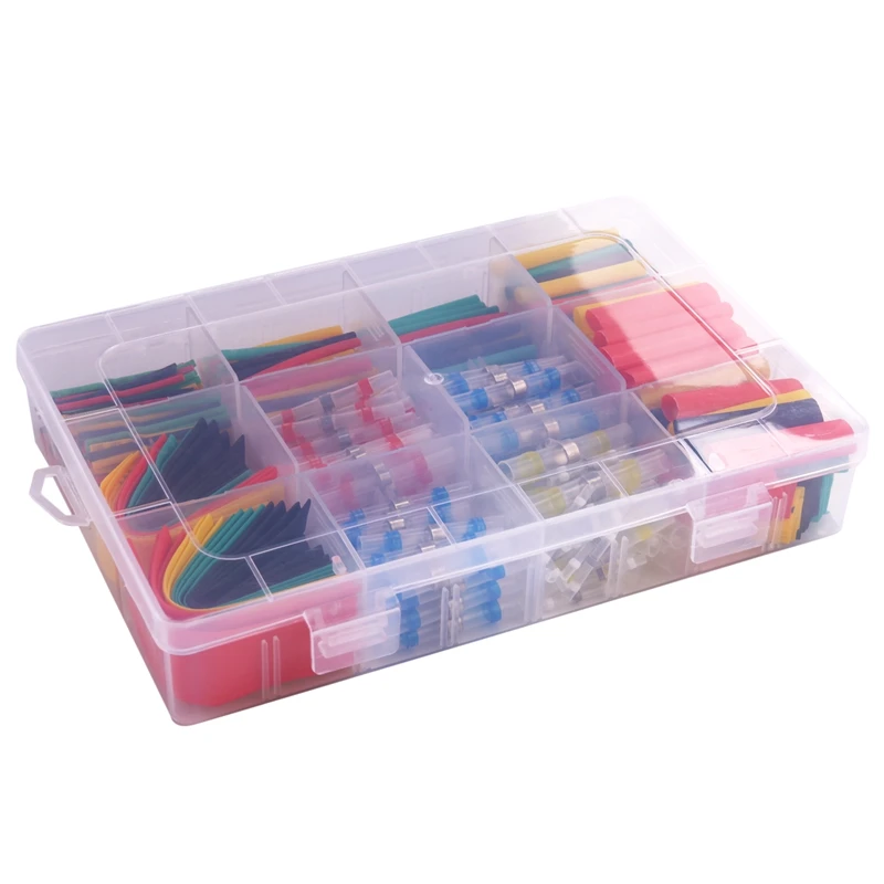 

448Pcs Solder Seal Wire Connectors Waterproof & Heat Shrink Tubing Butt Connectors And Shrink Tubes All In One Electrical,Boat A