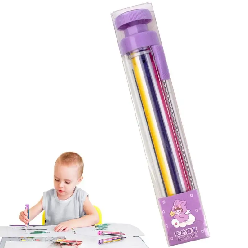 

Разноцветные карандаши 8 в 1, карандаши-карандаши, прозрачные карандаши-карандаши, карандаши-карандаши для дома, офиса, школы