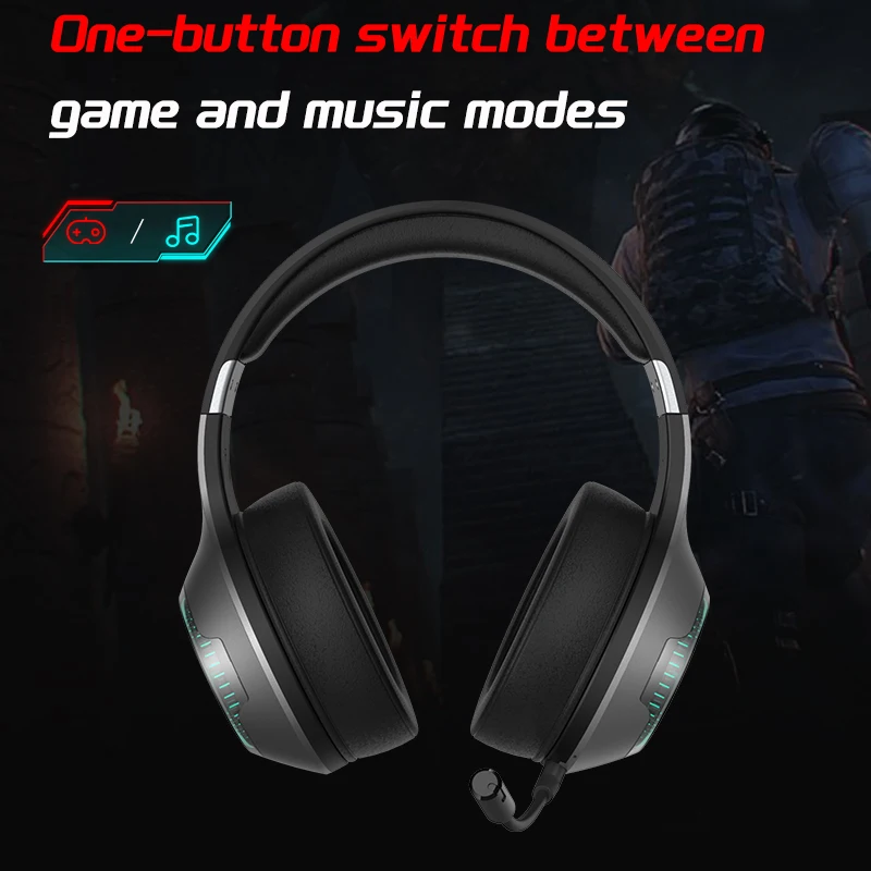 Kup EDIFIER HECATE G33BT Bezprzewodowy Zestaw Słuchawkowy Do Gier Bluetooth 5.0 60ms Krótki Czas Oczekiwania 48 Godzin Odtwarzanie światło RGB Gamer Słuchawki