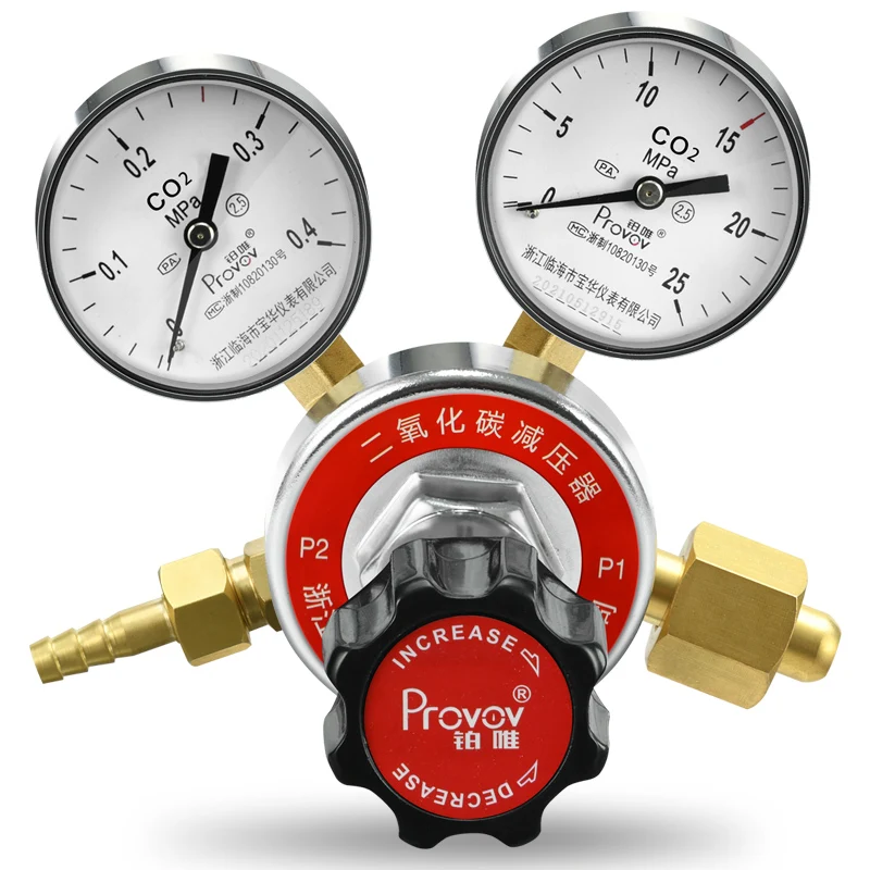 Редуктор давления в газовом баллоне CO2 редуктор 0 6*25 манометр 731 инструменты для