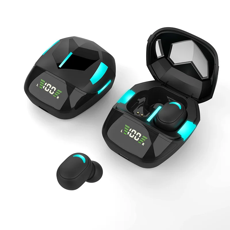 

Wireless Bluetooth 5.1 Headset G7S Game TWS Real Earphone Radio Competition Low Delay In-ear Driver Headphones Earbuds PK G6S