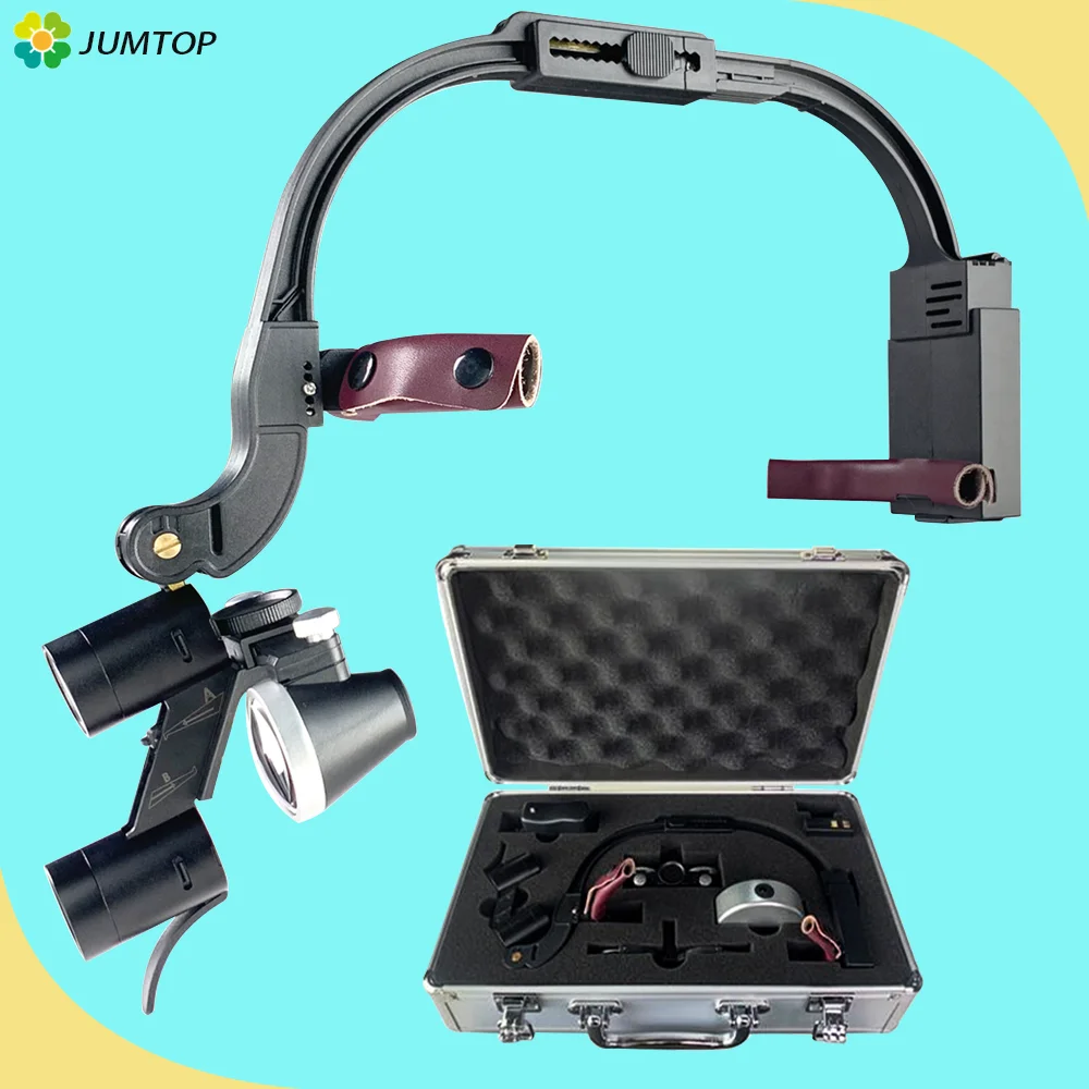 

5W Dental LED Headlight Binocular Loupes 2.5X/3.5X Headband Dentist Surgical Headlight Headlamp Magnifier Dentistry Equipment