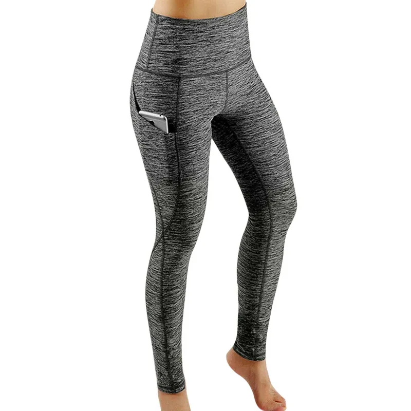 Women's Sports leggings With Pocket High Waist Push Up Women Pants Fitness Gym Leggings Female Workout Yoga Pants Jogging Tights