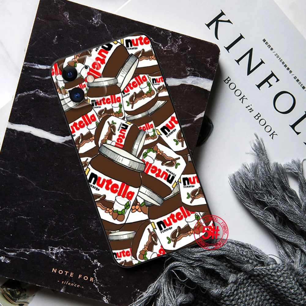 Мягкий чехол Kawaii nutella для Redmi Note 11 11S 10 10T Pro Max 10S 9T 9 9S 8 8T 7 Xiaomi Mi 11I 12 12X