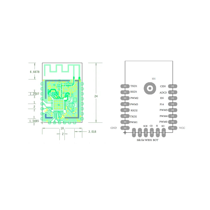 Модуль Tuya WBR3 с низким энергопотреблением