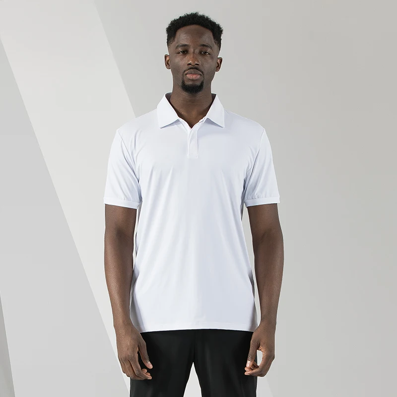 Рубашка-поло мужская с коротким рукавом дышащая теннисная майка для гольфа