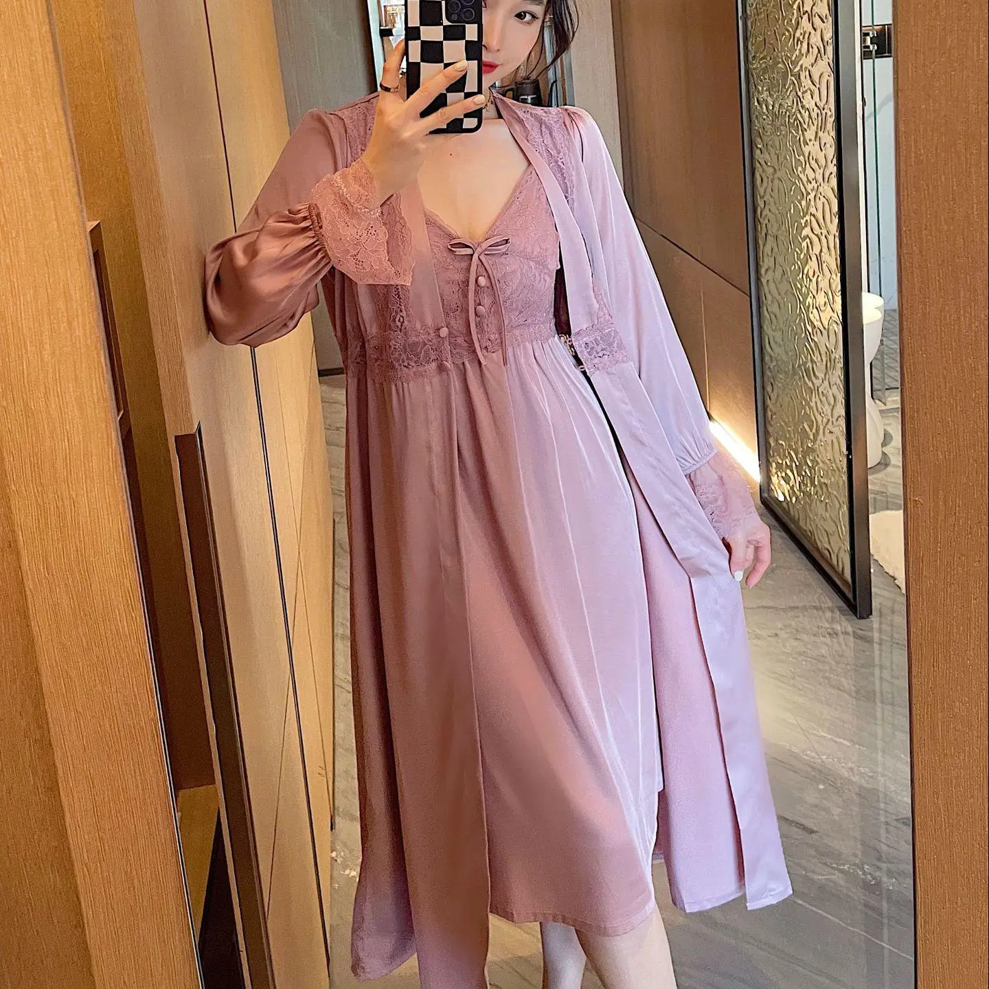 Женское ночное белье комплект из 2 предметов женская одежда для сна сексуальный