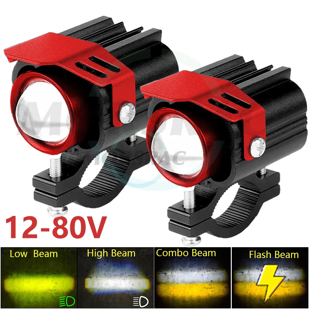 Светодиодные противотуманные фары для мотоциклов Honda Nc700X X Adv 750 Cbr 600 Rr Cb 250 Two