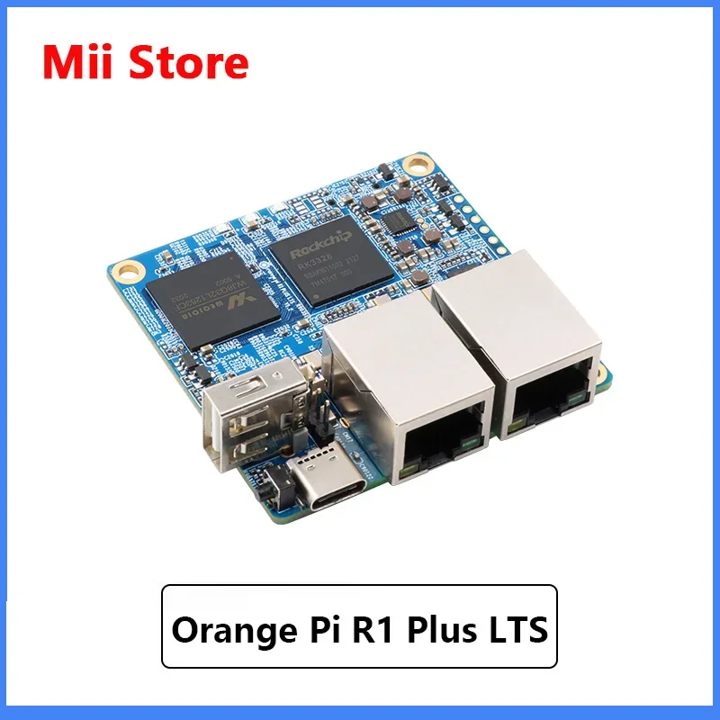 Orange Pi R1 Plus LTS 1 ГБ ОЗУ использует Rockchip RK3328 одноплатный компьютер с открытым