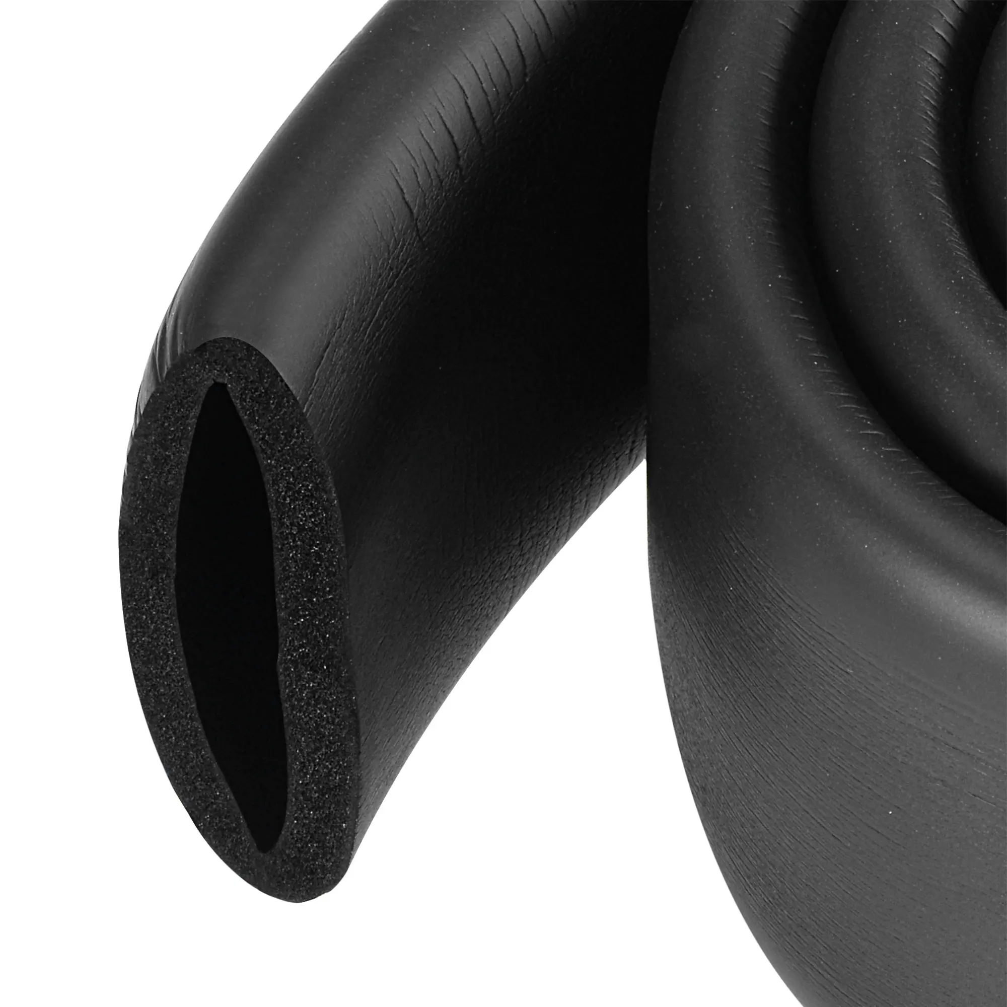 

Uxcell Foam Grip Tubing Handle Grips 1 9/16" ID 9/32" Wall Thick 5ft Black Non-slip for Fitness, Tools Handle Support