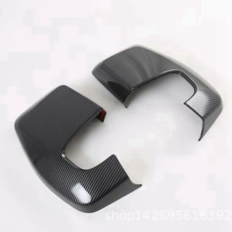 2 шт. автомобильные карбоновые крышки для бокового зеркала заднего вида Ford Transit 2017