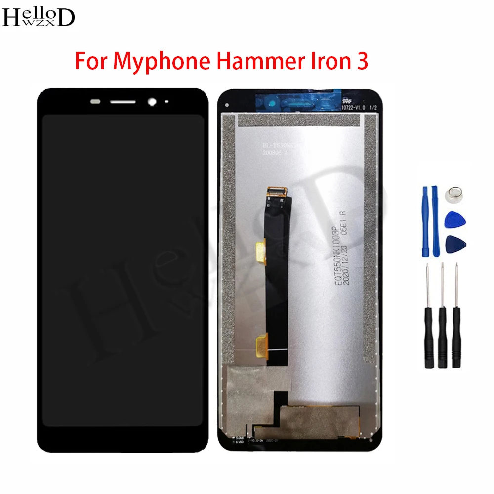 Жидкокристаллический дисплей с сенсорным экраном для Myphone Jet 3, в сборе, для замены